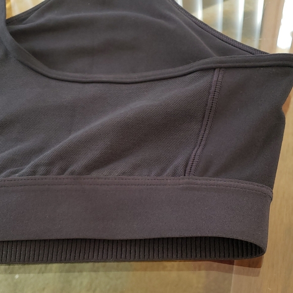 ADIDAS WOMEN'S 3 STRIPES FLORAL SPORT BRA BLACK - Picture 10 of 14